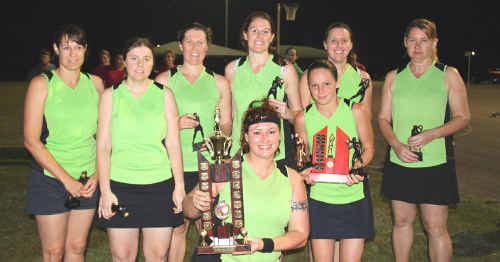 Green Machine wins the first division Curtis Island/Boyne Tannum Netball grand final. Green Machine wins the first division Curtis Island/Boyne Tannum Netball grand final.